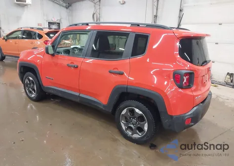 2017 Jeep Renegade Sport 4X4 from USA, damaged, VIN ZACCJBAB6HPF98199